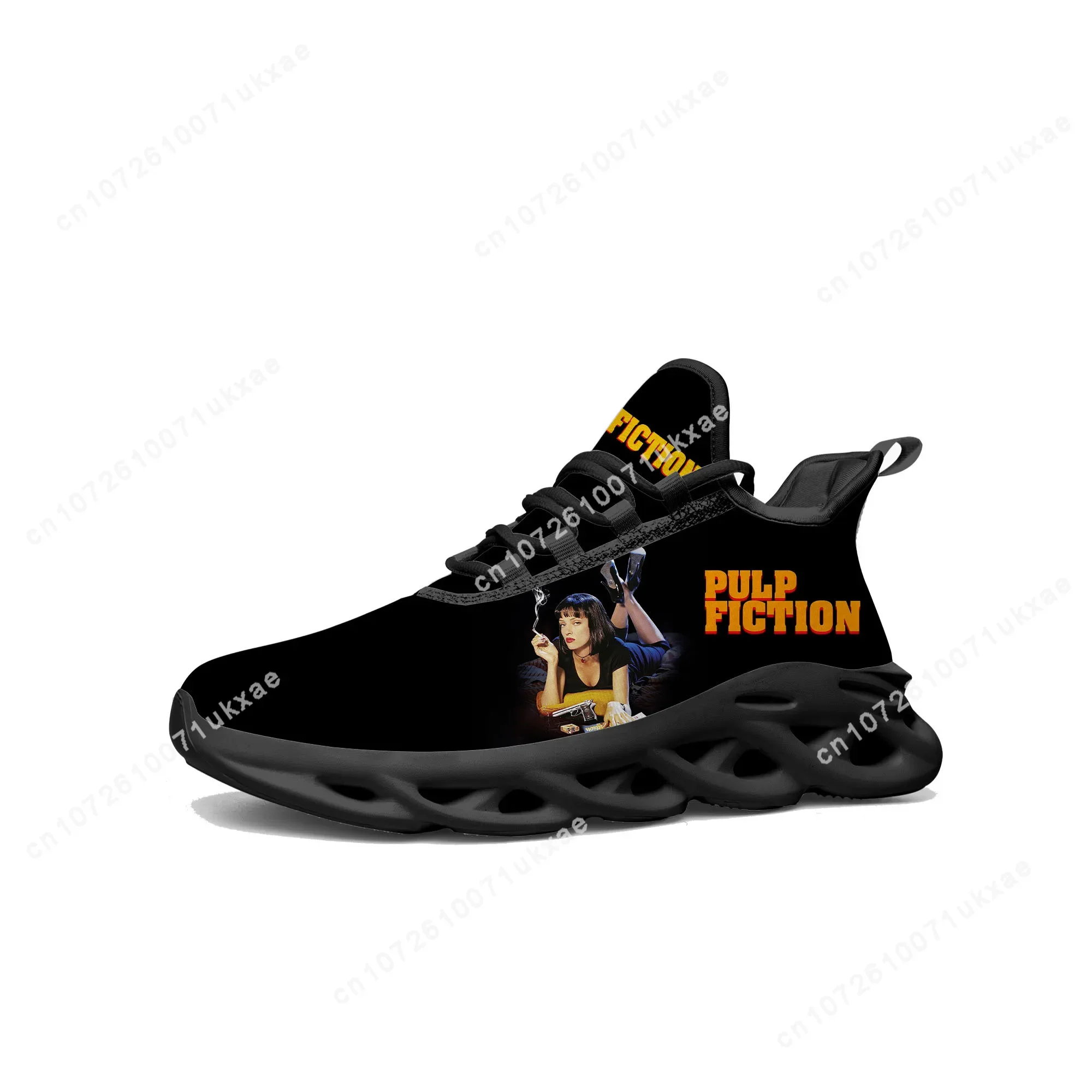 Pulp Fiction Movie Flats Sneakers Mens Womens Sports Running Shoes High Quality Sneaker Lace Up Mesh Footwear custom made Shoe