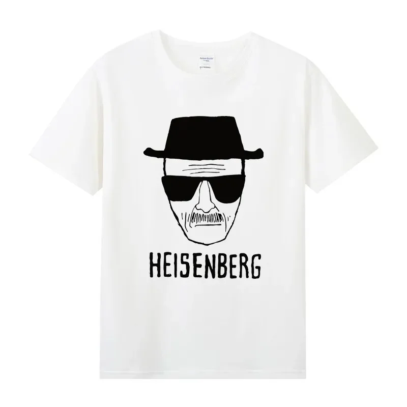 Summer Cotton Round Neck Short-sleeved T-shirt Plus Size Bottoming Shirt American TV Show Breaking Bad Gus Heisenberg 2