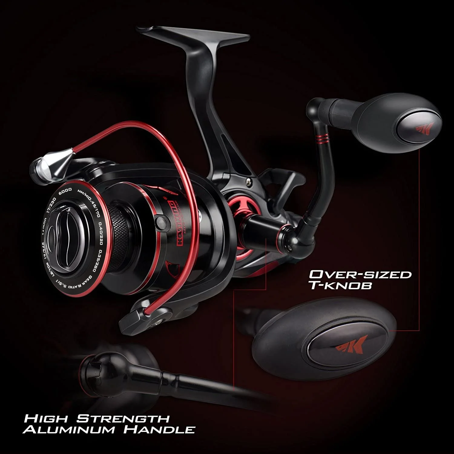 KastKing-Kołowrotek wędkarski Sharky Baitfeeder III