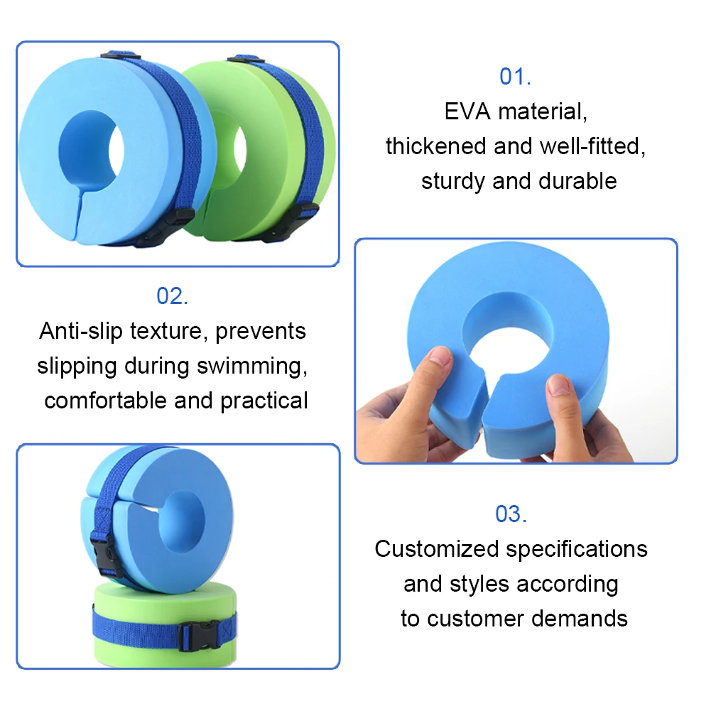 EVA Swim Aquatic Cuffs with Quick Release Buckle for Water Aerobics