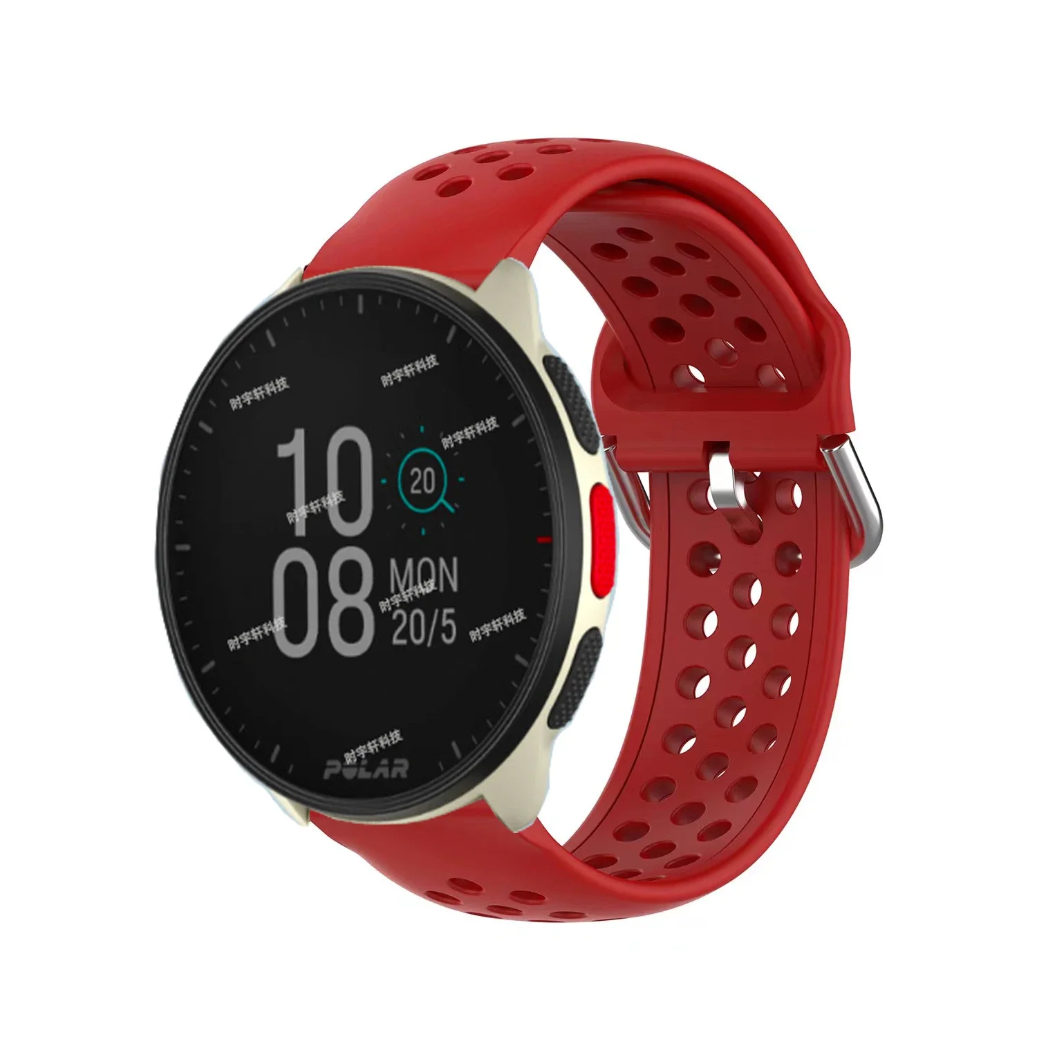 Breathable Silicone Strap for Smartwatches - Men's Accessory Collection