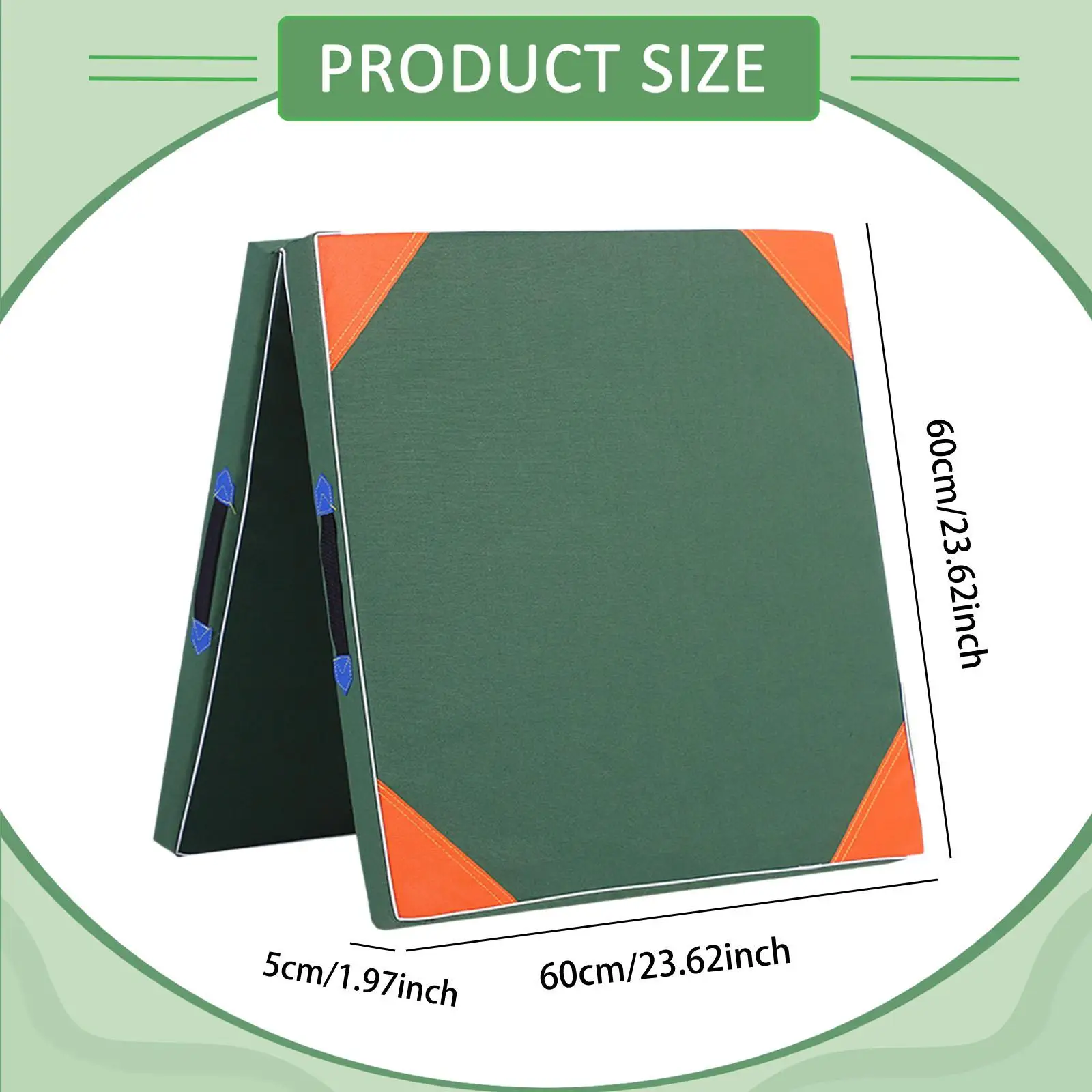 Folding Exercise Mat Gymnastics Mat 120cmx60cm Two Fold for Aerobic Fitness Stretching Home Gym Folding Exercise Mat Gymnastics Mat 120cmx60cm Two Fold for Aerobic Fitness Stretching Home Gym