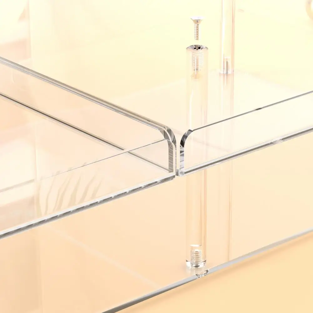 3 Tier Acrylic Dessert Stand et Dessert Cupcake Display Holder Transparent Food Serving Platter Weddings Party Supplies