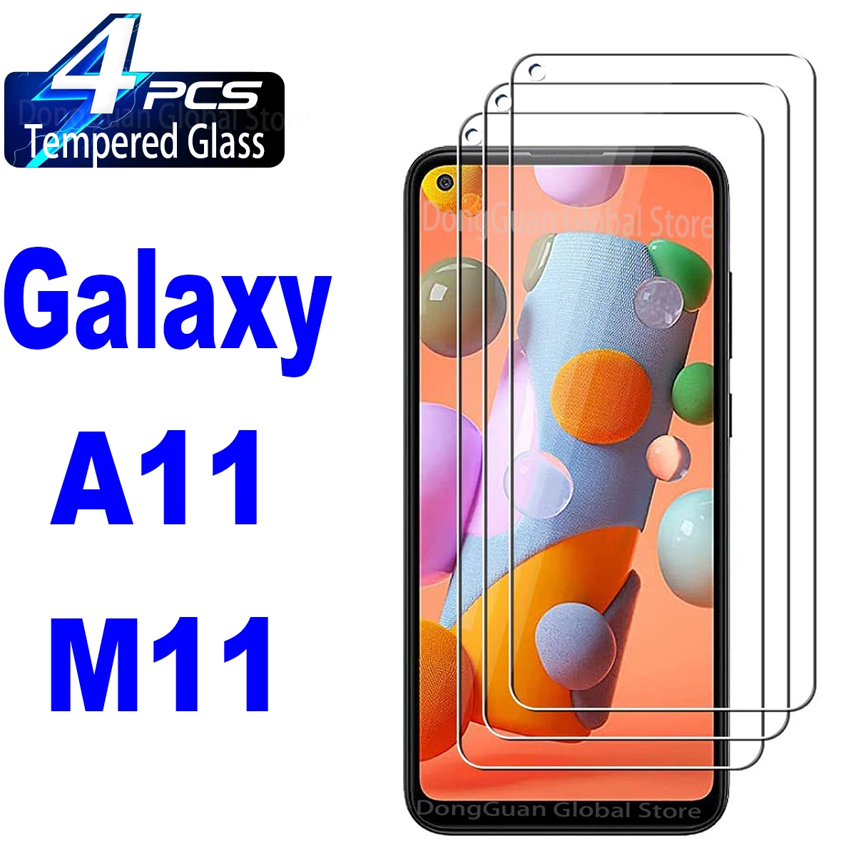 Galaxy A11 Gorilla Glass For Samsung M11 Samsung A11 Glass 2/4Pcs