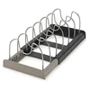 Kitchen Cabinet Organizers for Pots and Pans Expandable Stainless Steel Storage Rack Cutting Board Drying Cookware Shelf 5