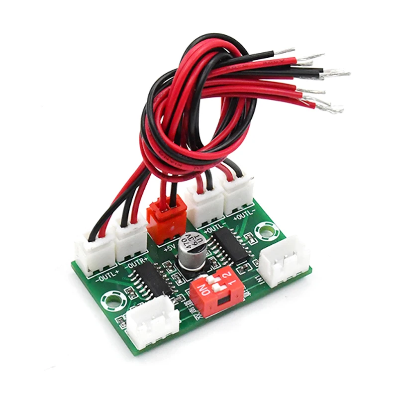 Audio Amplifier Board Mini XH-A156 PAM8403 Digital Audio Amplifier Board DC 5V 4 Channels 3W*4 Stereo Sound for Laptop Desk Speaker
