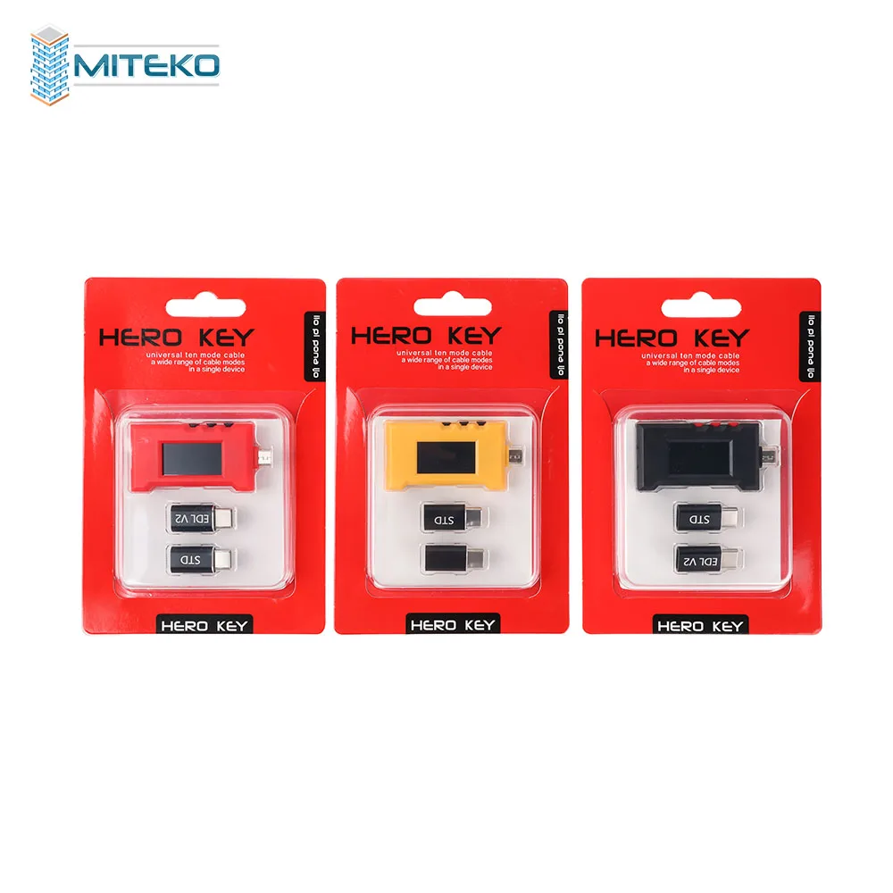 Hero Key EDL 케이블 범용 USB 하모니 연결, 휴대폰, 오픈 포트, 9008 모드, 10 모드 지지대 모델
