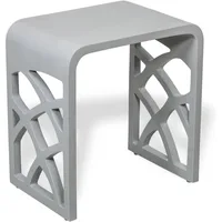 M3 Bathroom Shower Chair, Pure Grey Matte,19 lbs - Shower Chair for Inside Shower, Shower Seats for Elderly,Disabled, Adults 1