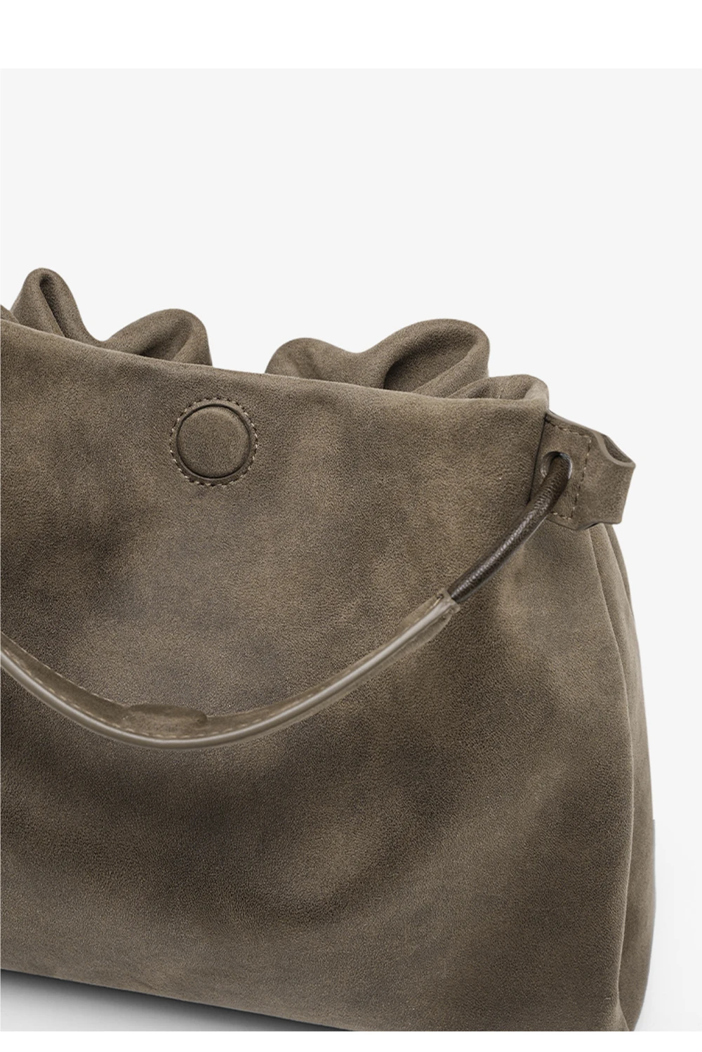 Genuine leather tote, lifestyle shot 2