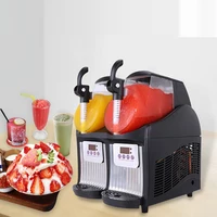 Commercial Snow Melting Machine 2L Double Jars Slush Machine Fast Cooling Smoothie Granita Machine Ice Slusher 1