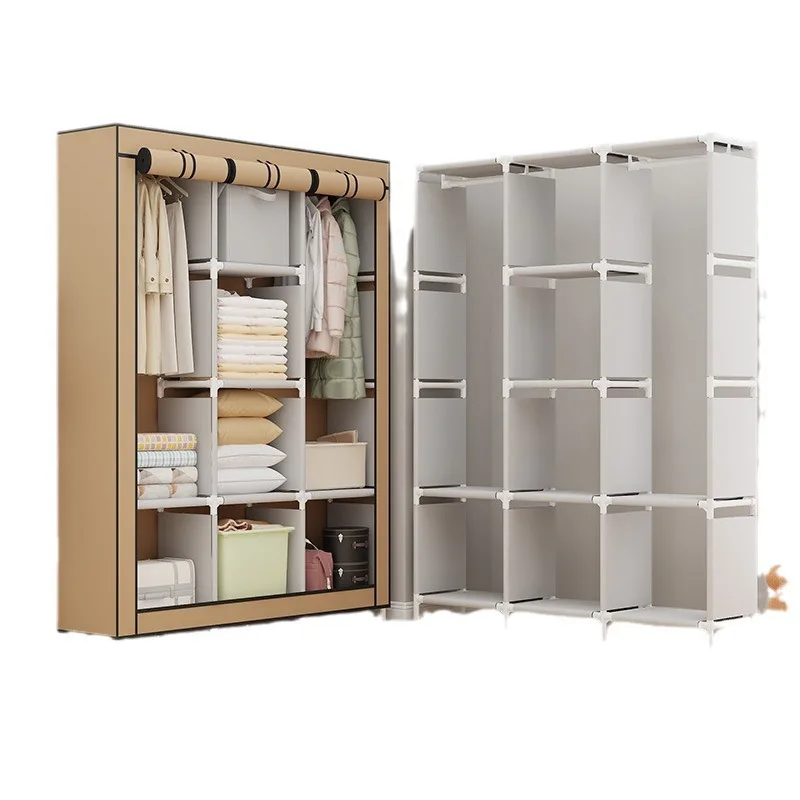 Dust Cloth Wardrobe Storage Cabinet storage cabinet fabric wardrobe cloth wardrobe