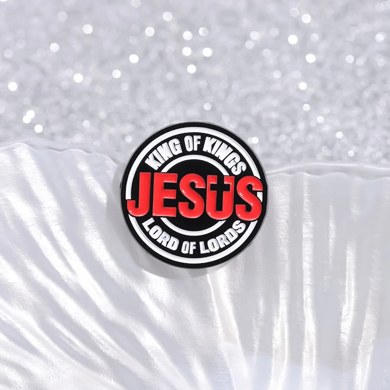 14 Arten Jesus-Serie Emaille-Anstecknadeln, kreative lustige Broschen, Christentum, Metall-Anstecknadel, Kleidung, Rucksack, Schmuck, Anstecknadel, Geschenk – Detail 10