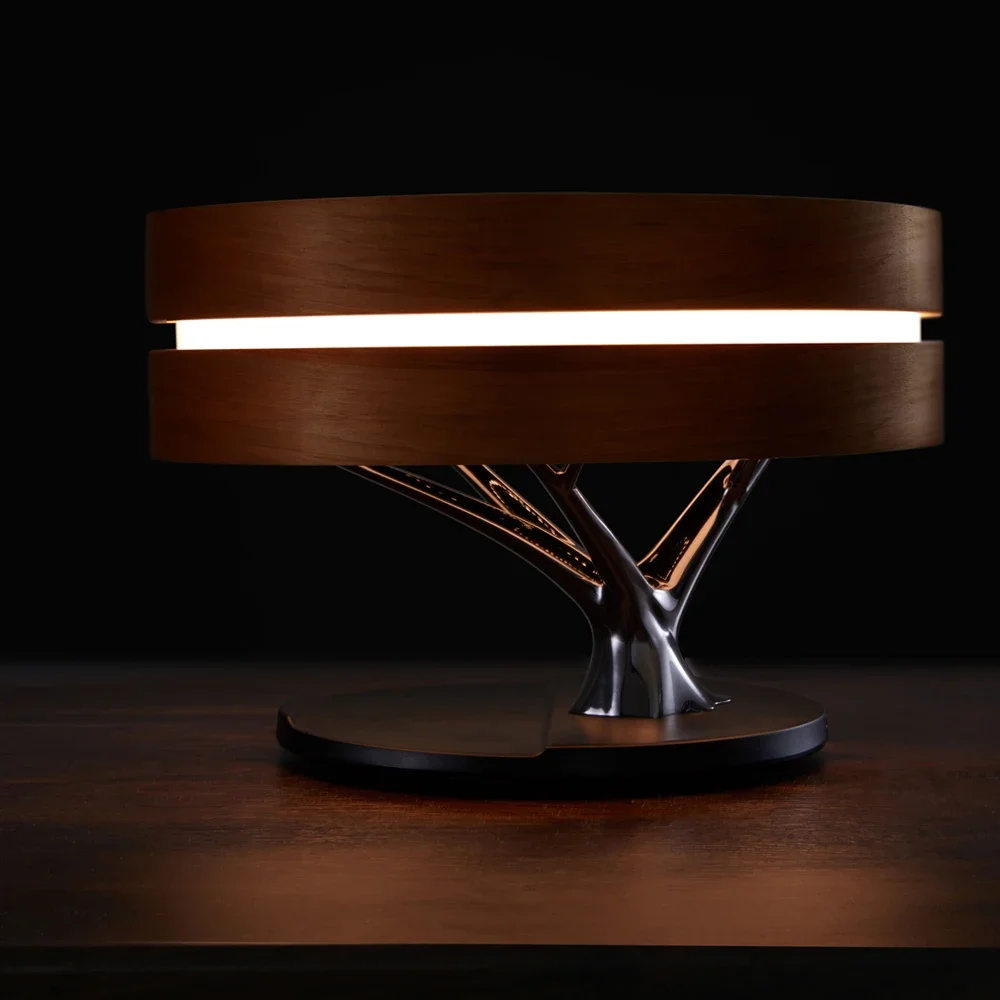 Hot-selling Smart Home Bedroom Gadgets Bedside LED Lamp Wireless Charger and Bluetooth Speaker Night Lamp Reading Ambient Lamps 6