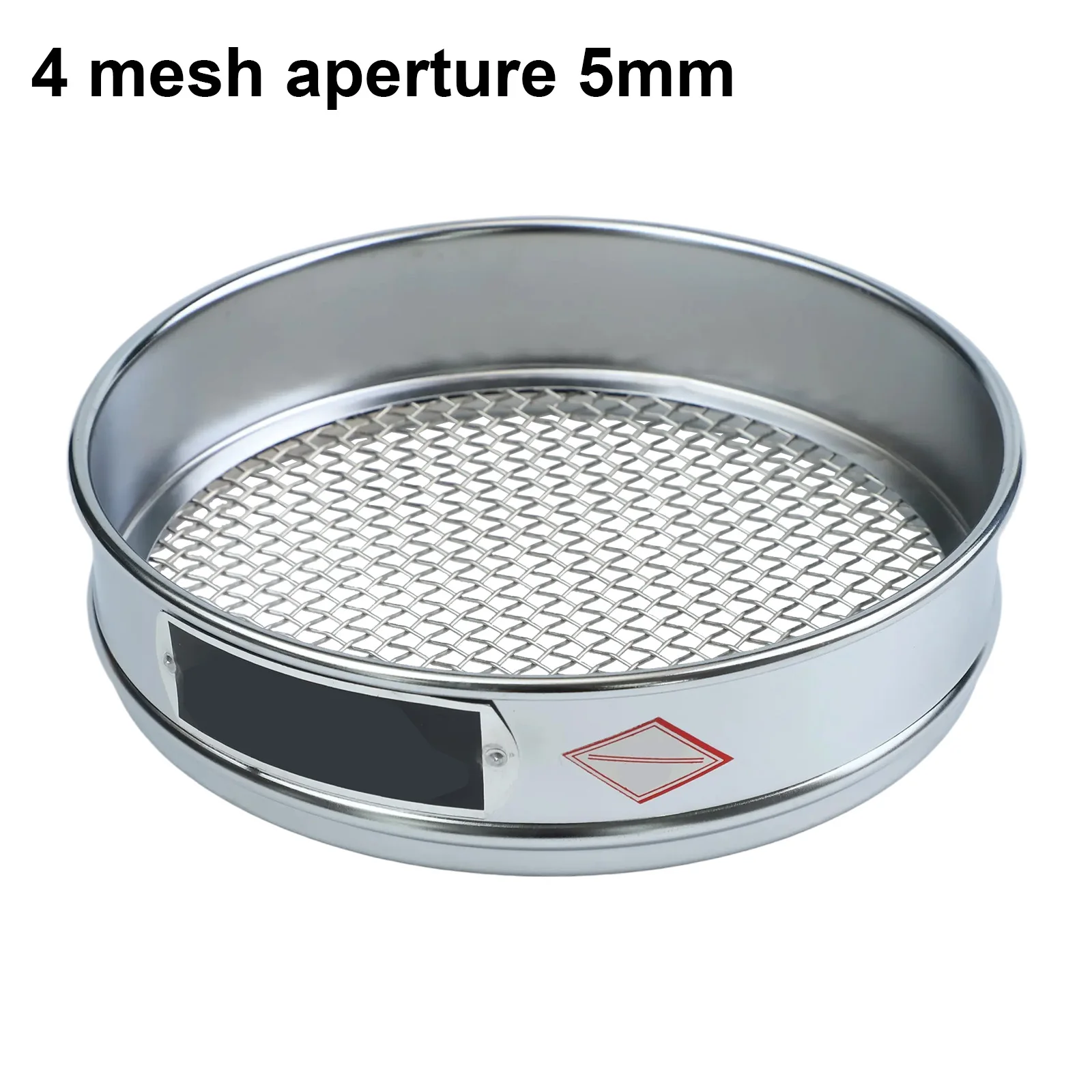 20cm Chrome Mesh Sieve for Sample Inspection 4 Mesh and 600 Mesh Stainless Steel Test Sieve for Laboratory and Industrial Use