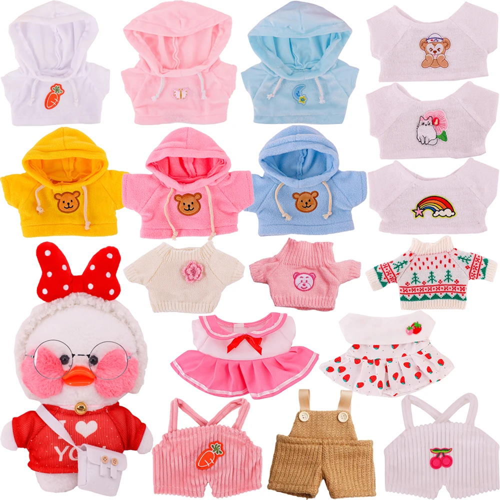 Roupas Para Pato 30 Cm Lalafanfan Amarelo Pato Kawaii Brinquedo De ...