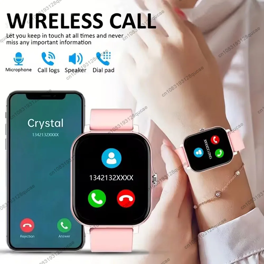 2026 Smart watch with full touch screen, call, message reminder, music control and other functions, compatible with ios/android 3