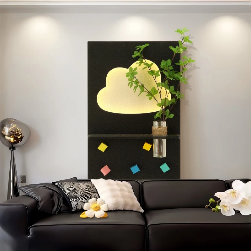 Modern LED Wall Light For Living Room Background Study Interior Home Decoration Art Lustre Vase Mural Lamp Black Sconces Fixture - 4