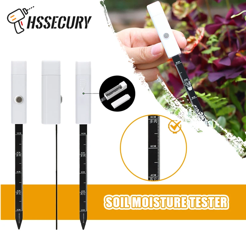 Soil Moisture Meter Temperature Humidity Tester Home Lawn Plants Soil  Moisture Meter Outdoor Humidity Sensor Humidity Meter Tool