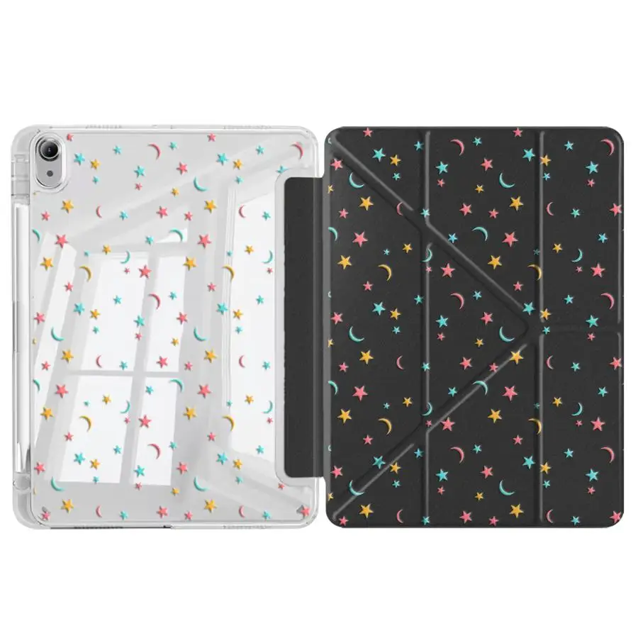 Pastel Y-Fold Tablet Case with Holder and Cover