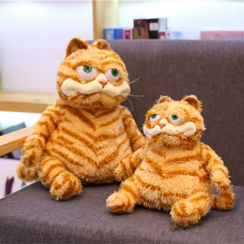 plush doll Garfield fat cat cute kawaii fluffy soft classic cartoon characters stuffed toy ugly cat sofa pillow Christmas gift