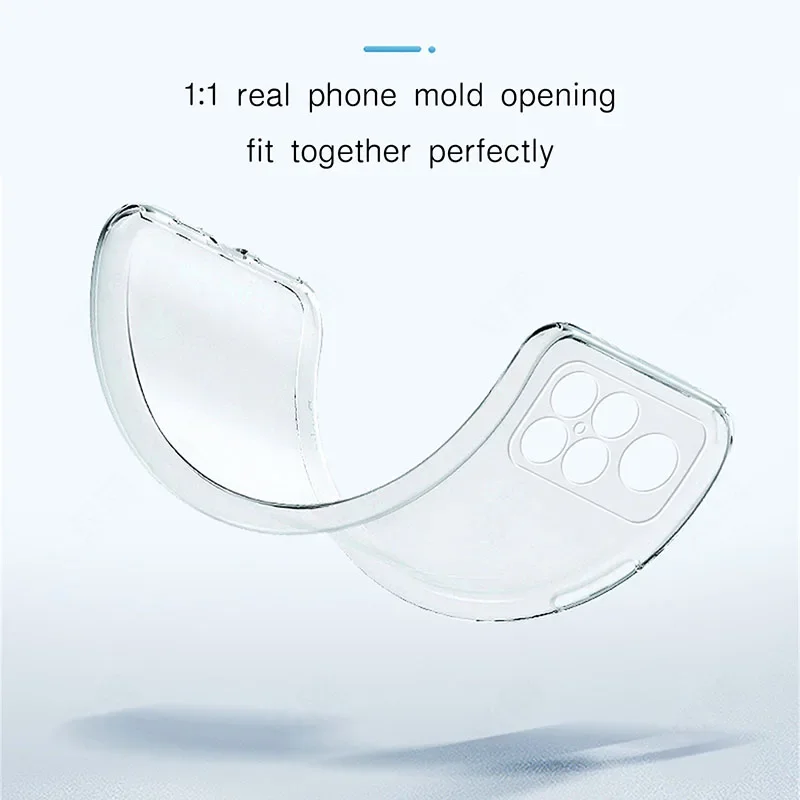 Versatile Durable Phone Case: Clear TPU Shockproof Shield