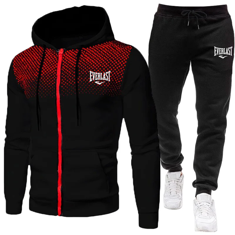 mens essential tracksuit zipper hoodie jogger pants daily casual sportswear urban fashion outfit fall winter training sport suit Mens Essential Tracksuit Zipper Hoodie Jogger Pants Daily Casual Sportswear Urban Fashion Outfit Fall Winter Training Sport Suit 2