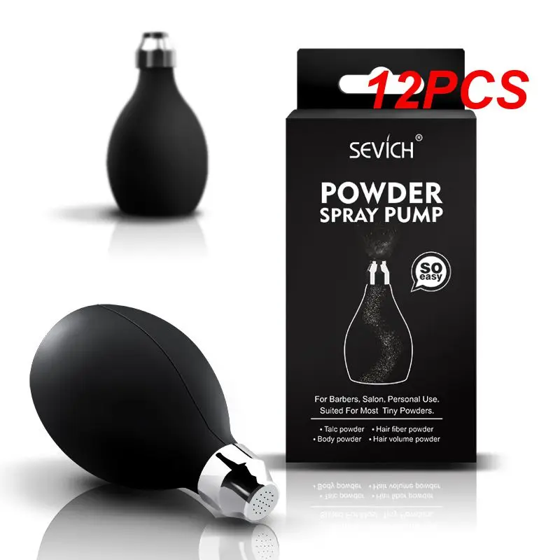 

12PCS Sevich Powder Applicator Hair Fiber Spray Pump Tool Easy Usage Hair Powder Spray Nozzle Pump Hair Sprays For Hair Loss