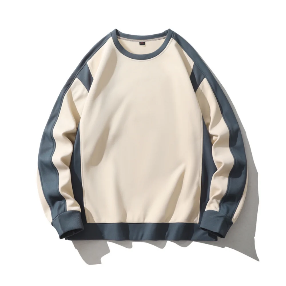 ERIDANUS осень-зима пуловер с круглым вырезом модный мужской лоскутный вязаный Свитшот повседневная мужская уличная одежда MWW432