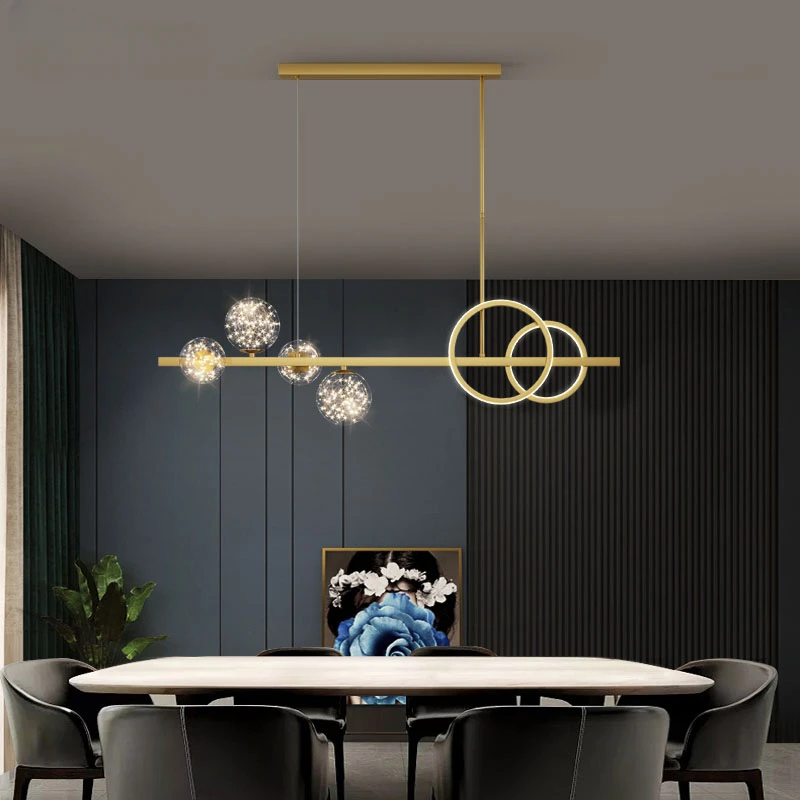 

Modern LED Chandeliers Luxury Brightness Lighting For Bedroom Dinning Living Study Room Long Hanging Ropes Indoor Creative Decor