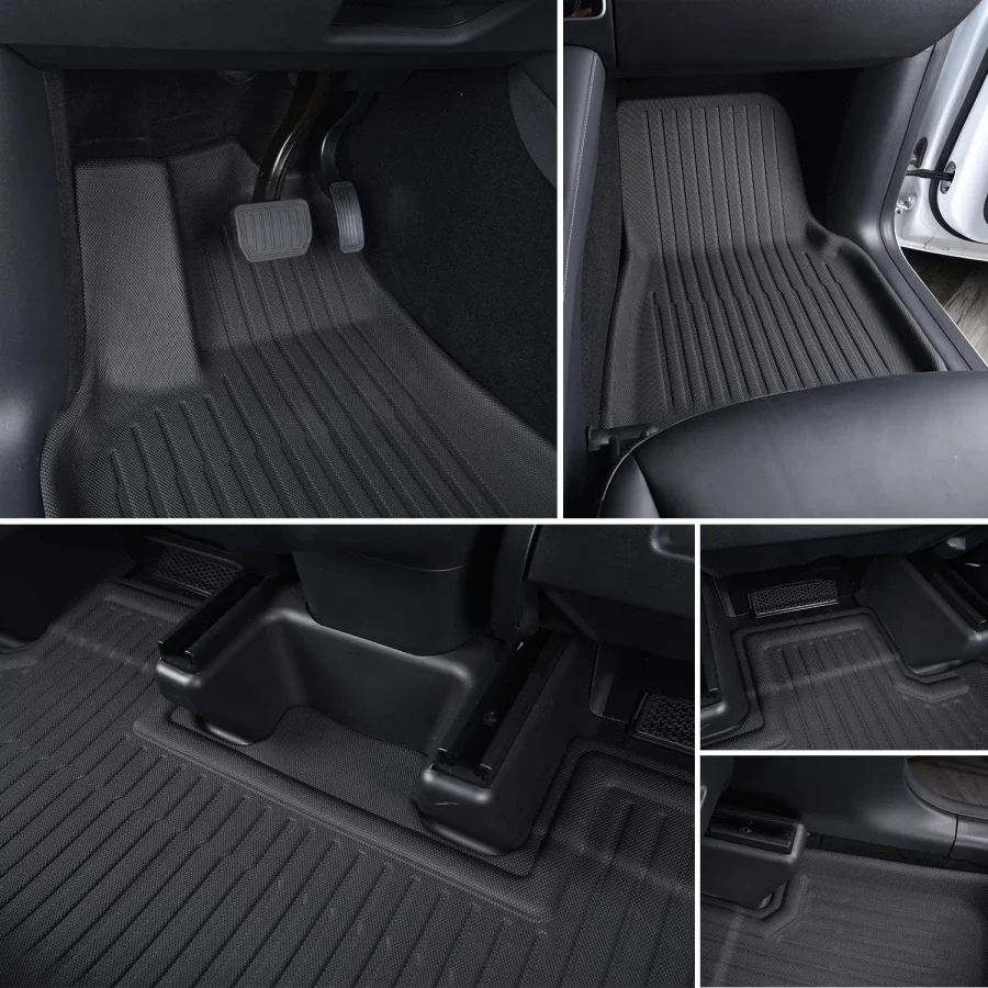 Car Floor Mats Floor Mats Car Seat Cover Car Seat Back Cover For Tesla Model Y 3D XPE Car Floor Mats LHD RHD Floor Liners Frunk Trunk Cargo Mat Seatback Cushion For Model Y