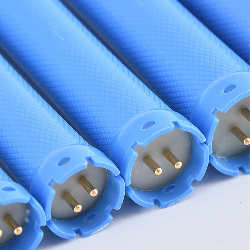 10pcs 24V Digital Hair Perm Rods & 100pcs Rubberbands Set Universal 2 Plugs Electirc Heated Curl Bars Rollers Curlers 11cm 1906