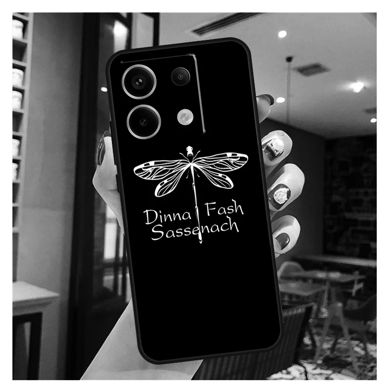 Outlander Sassenach Dragonfly Phone Case Coque
