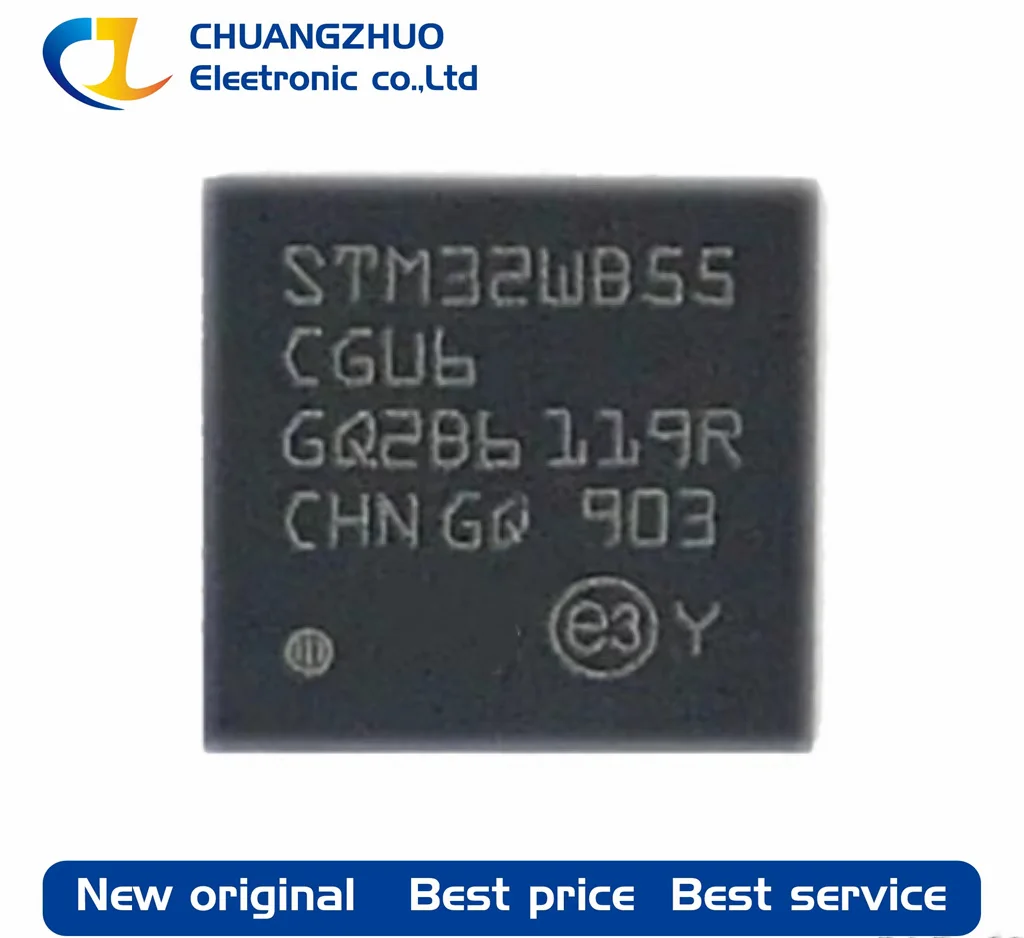 

1Pcs New original STM32WB55CGU6 UFQFPN-48 Microcontroller Units