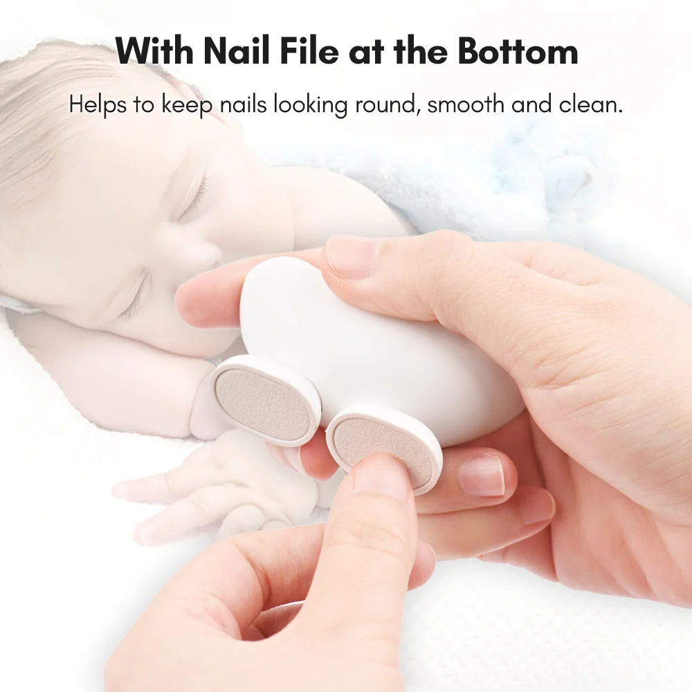 Portable Electric Baby Nail Clipper Automatic Baby Nail Files Mini Trimmer for Kids Adults Elders