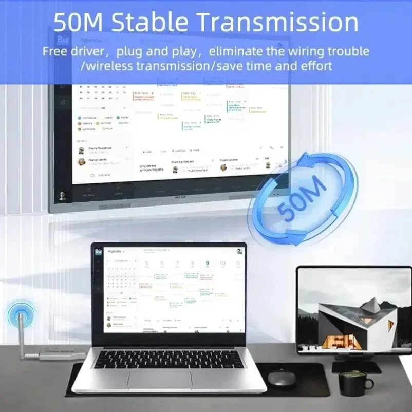 150M 무선 비디오 송신기 수신기 HDMI 호환 익스텐더 TV 스틱 스크린 미러 어댑터 스위치 DVD PC-TV 프로젝터