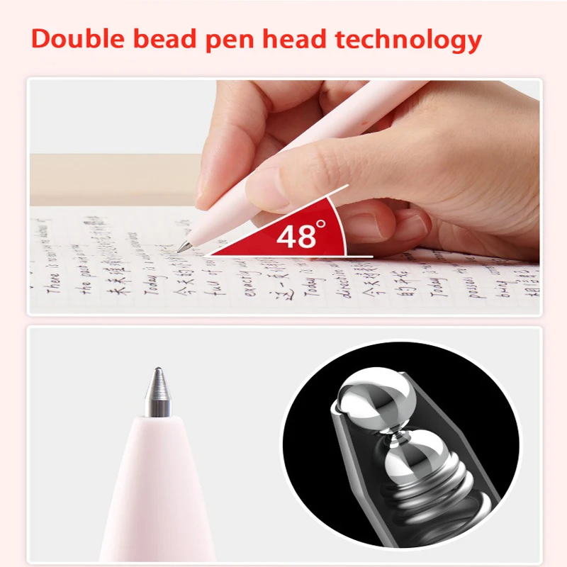 Kaco Sakura Gel Pens with 2 Refills, FIRST Cherry Blossom Neutral Pen Aesthetic Cute Stationery for Journaling Christmas Holiday 6