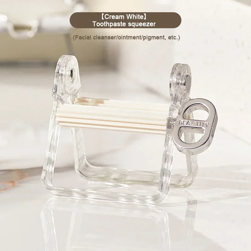 Toothpaste Squeezer Rolling Dispenser Tool for Tube Cosmetics Facial Cleanser Bathroom Accessories New