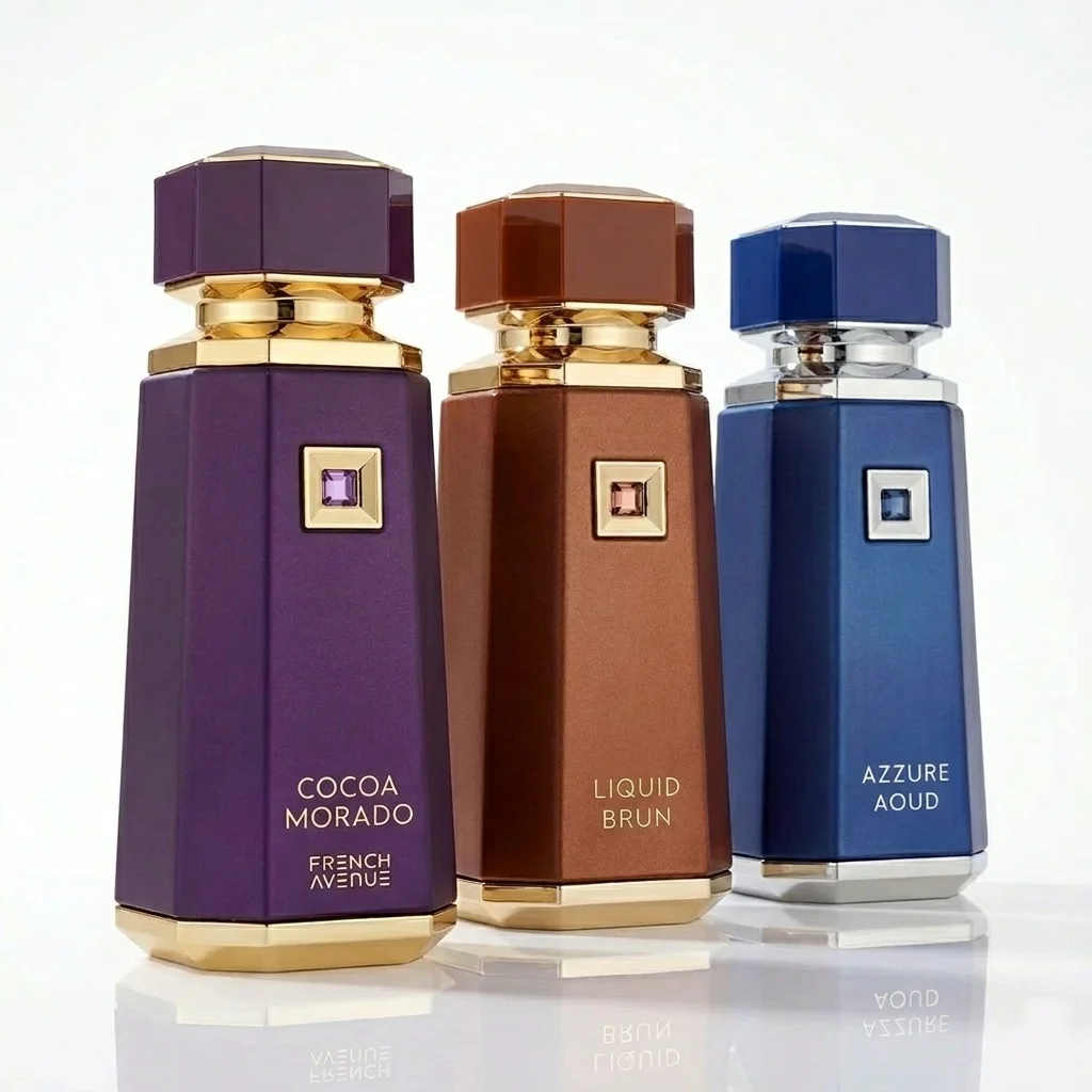 Arab Oriental Long Lasting Fragrance French Avenue Liquid Brun Azzure Aoud Cocoa Morado Woody Spicy Vanilla Perfume Unisex Gift