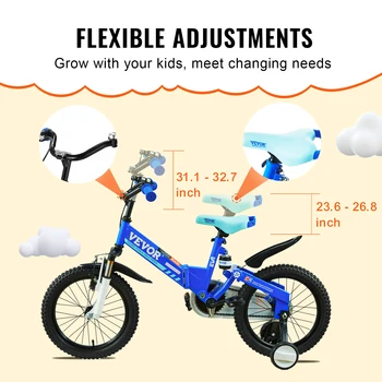 VEVOR Folding Toddler Balance Bike 16 5