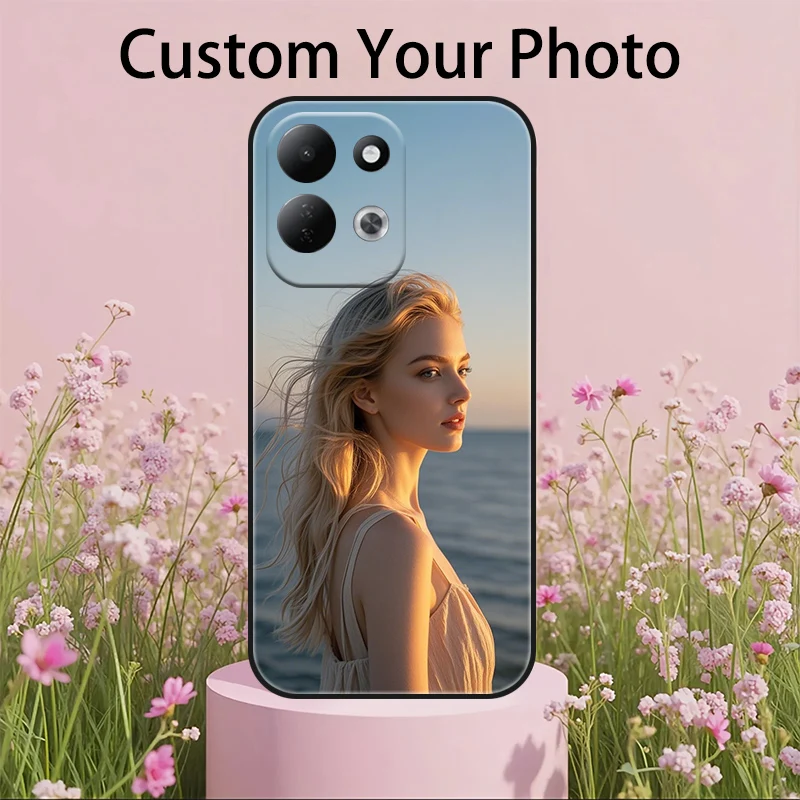 Personalized Silicone Phone Case with Customizable Image Design
