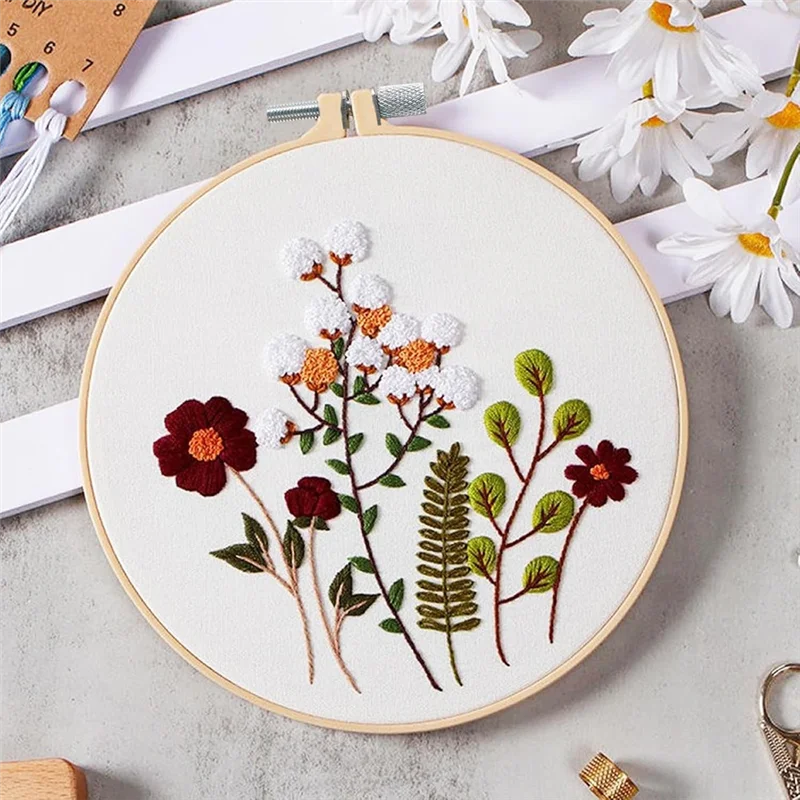2 Pieces Embroidery Hoops, Round Wooden Embroidery Hoops, Wooden Frames For Arts Crafts Sewing