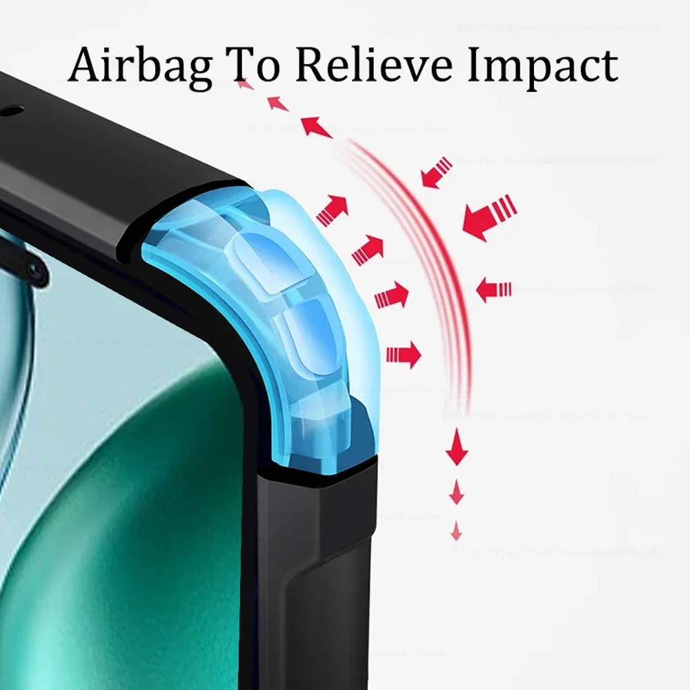 Crystal Clear Shockproof Camera Protector Case - Durable Acrylic Back Cover