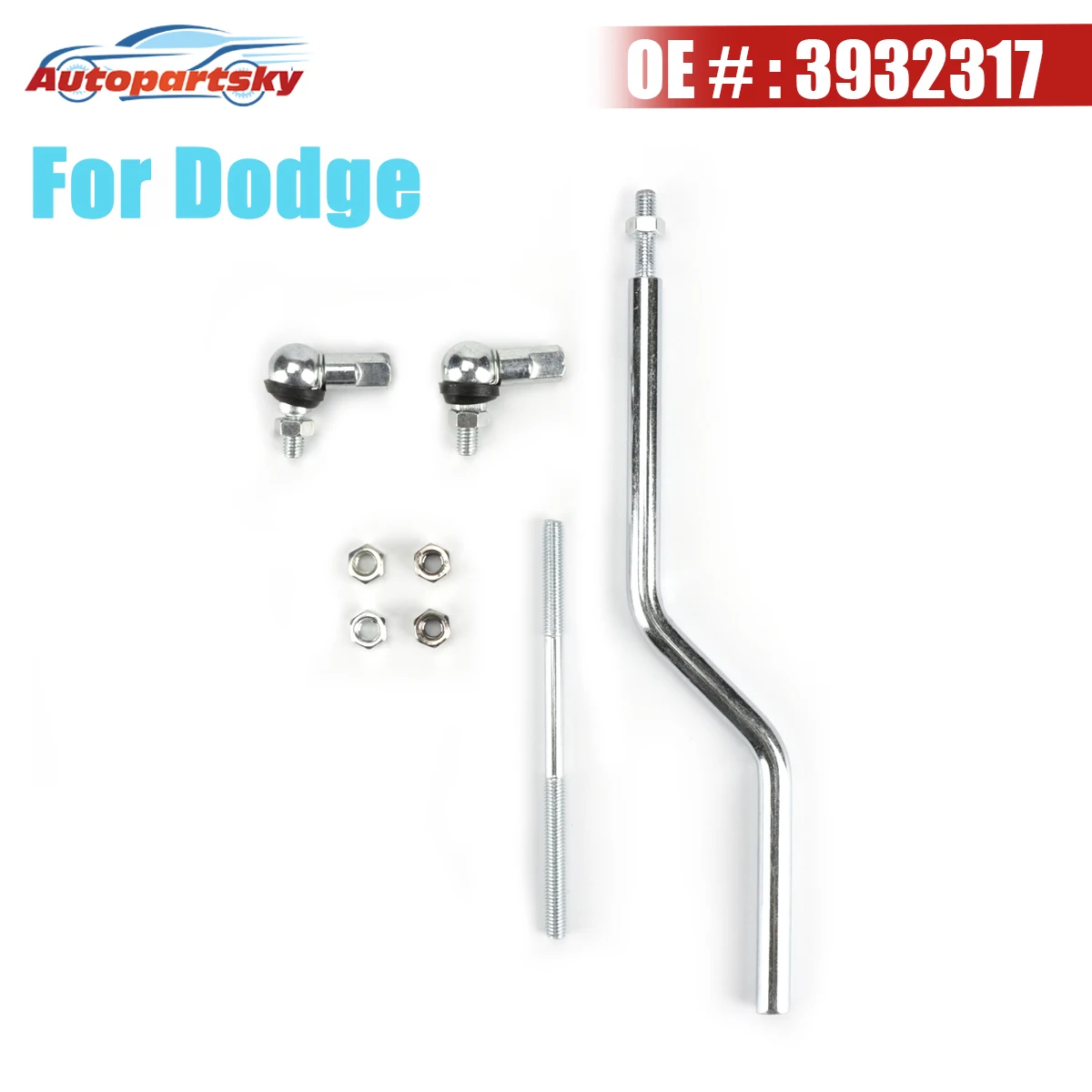 3932317 Accelerator Linkage Assembly Throttle Rod Linkage Ends Ball Joints For Dodge Ram 2500 3500 Cummins For Joints 3915103
