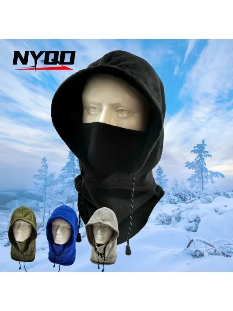 NYQD Fleece Balaclava Face Mask Image 8