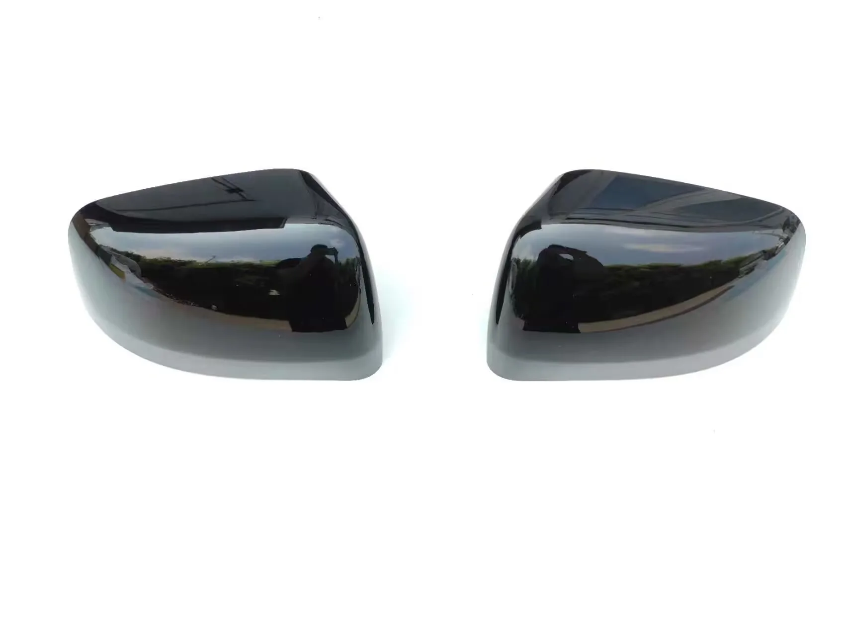 

Pair Glossy Black Car Rear Mirror Cover Caps For VW Golf MK7 GTI R R-Line 2014-2019 5G0857537