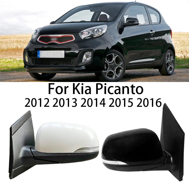 Car Rearview mirror assembly For Kia Picanto 20122016 Electric With