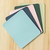 1PC Small PU mouse pad Non-Slip Gaming Desktop Leather Mouse Pad Waterproof Anti-Scratch Easy To Clean Mat For PC Laptop Desktop 1