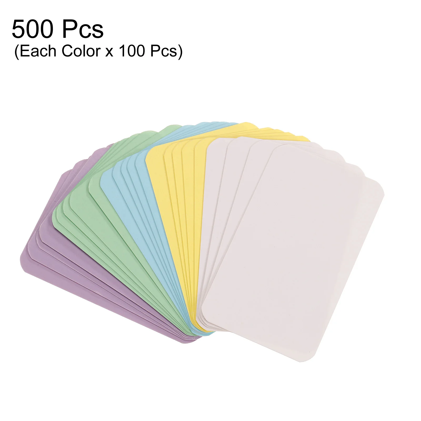 500Pc Blank Paper Business Cards Small Index Flash Cards Words Message Note Card Mini Paper Tags for DIY Gift Craft Scrapbooking