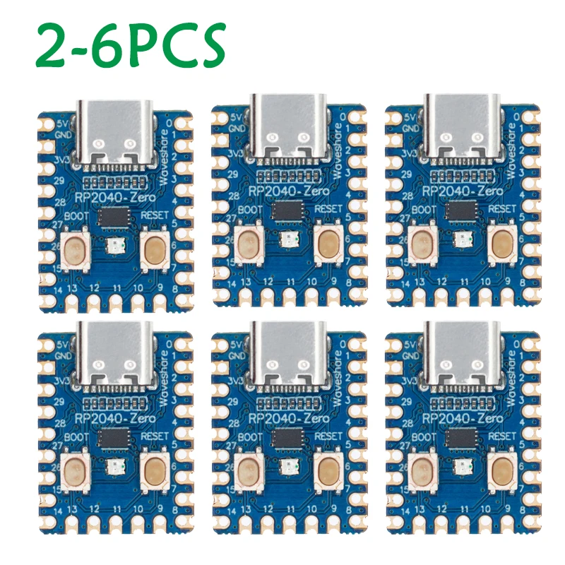 RP2040 für Raspberry Pi Mikrocontroller PICO Development Board RP2040-Zero Modul Dual-core Cortex M0 + Prozessor 2 MB Flash