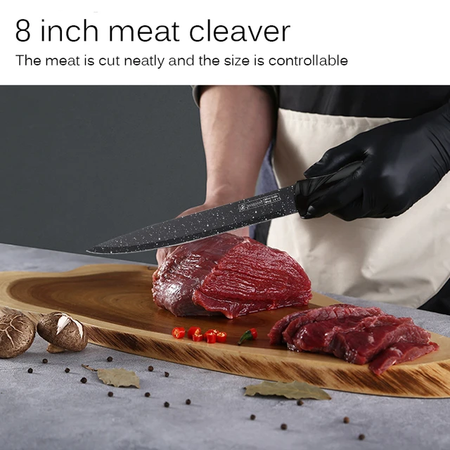 Kitchen Knives Set Stainless Steel Forged Professional Chef Knifes Butcher  Knives Meat Cleaver Scissors Ceramic Peeler Gift Case - AliExpress